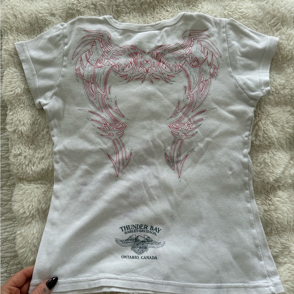 Vintage Harley Davidson baby tee